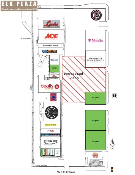 1505-1715 N Highway 81, Duncan, OK à louer - Plan de site – Image 3 sur 5