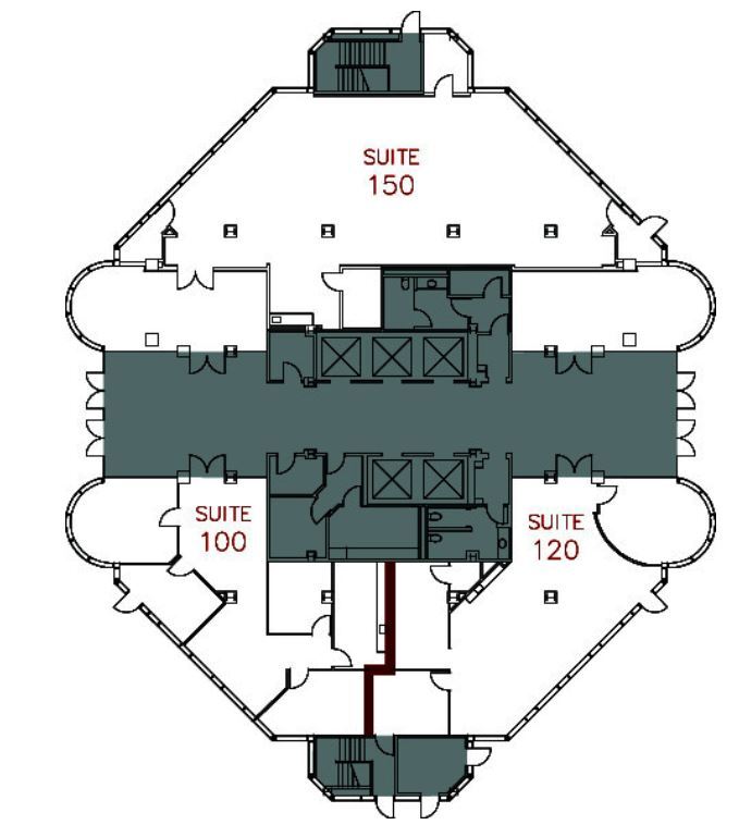4270 Executive Sq, La Jolla, CA à louer Plan d’étage– Image 1 sur 1