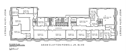 2090 Seventh Ave, New York, NY à louer Plan d’étage– Image 1 sur 1