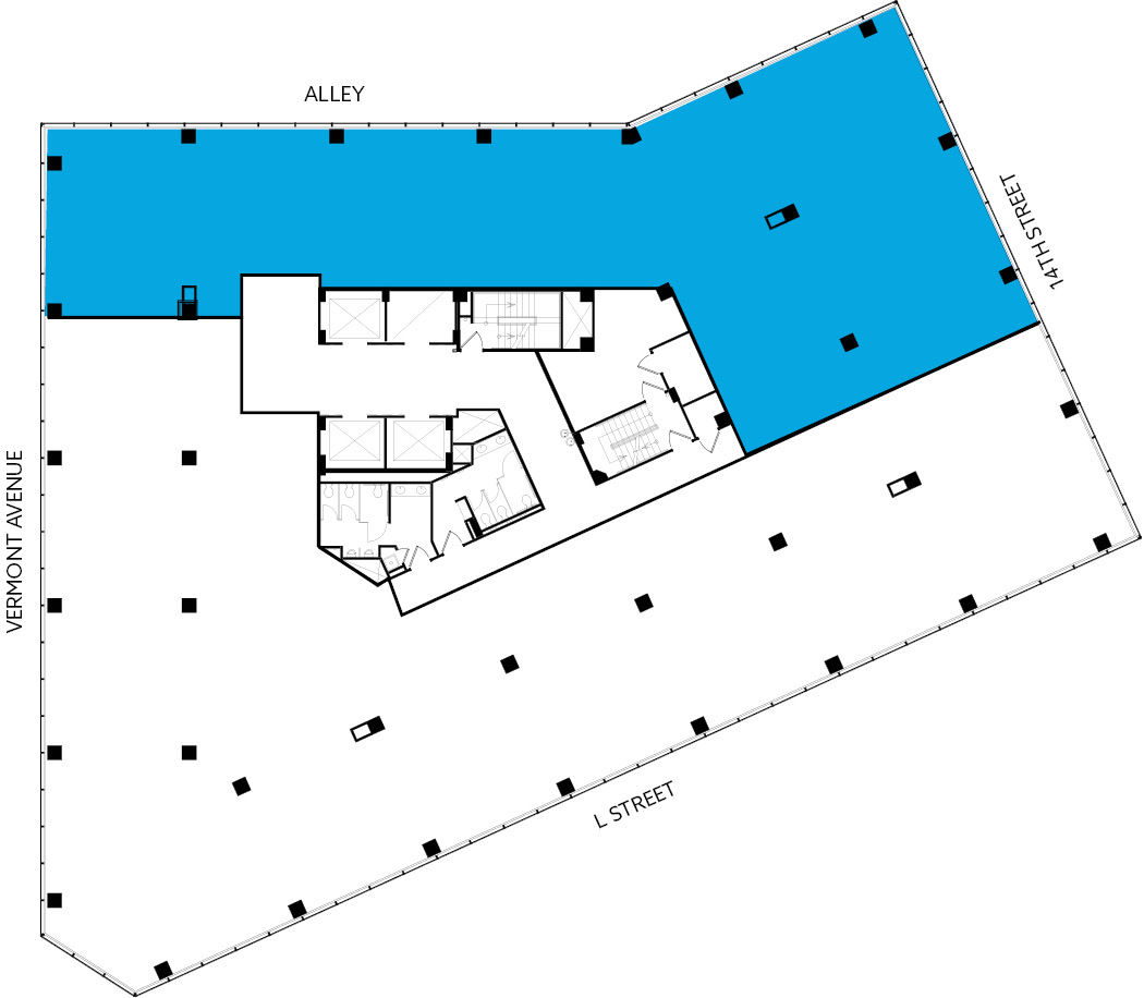 1101 Vermont Ave NW, Washington, DC à louer Plan d’étage– Image 1 sur 1