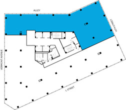 1101 Vermont Ave NW, Washington, DC à louer Plan d’étage– Image 1 sur 1