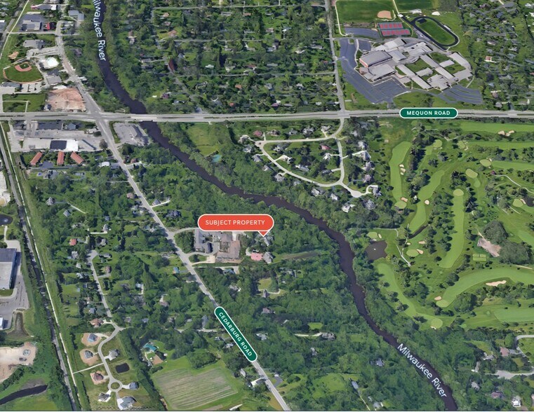 10950 N Cedarburg Rd, Mequon, WI à vendre - Aérien – Image 2 sur 2