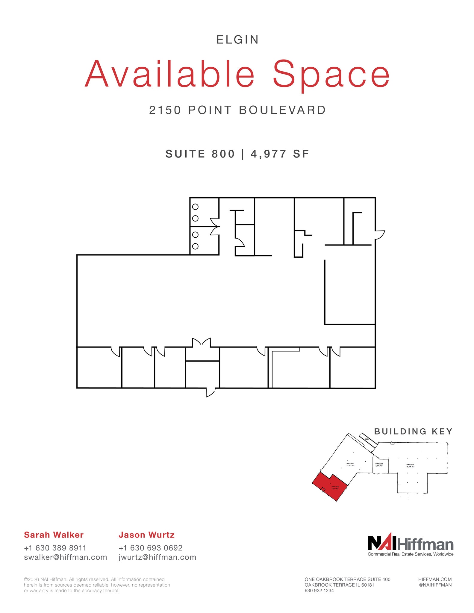 2150 Point Blvd, Elgin, IL à louer Plan d’étage– Image 1 sur 5