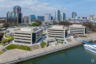 340 Golden Shore, Long Beach, CA - Vue aérienne vue de carte
