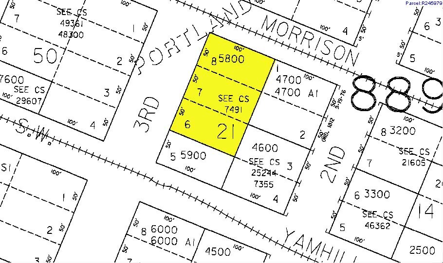 700-724 SW 3rd Ave, Portland, OR à vendre - Plan cadastral – Image 2 sur 8