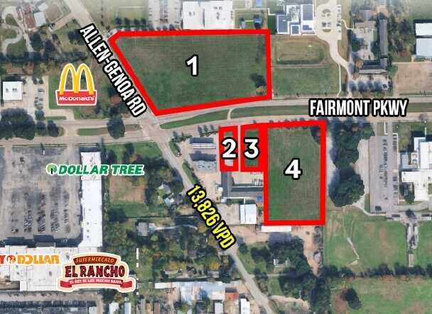 NEC of Fairmont Pkwy & Allen-Genoa Rd, Pasadena, TX à vendre - Photo de l’immeuble – Image 1 sur 1