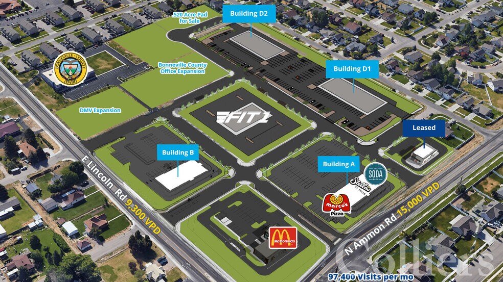 3710 Lincoln Rd., Idaho Falls, ID à louer - Photo de l’immeuble – Image 3 sur 3