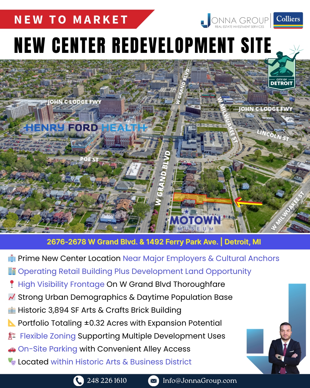 New Center Redevelopment Site portefeuille de 1 biens à vendre sur LoopNet.fr Photo principale– Image 1 sur 4