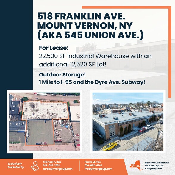518-520 Franklin Ave, Mount Vernon, NY à louer - Photo de l’immeuble – Image 1 sur 11