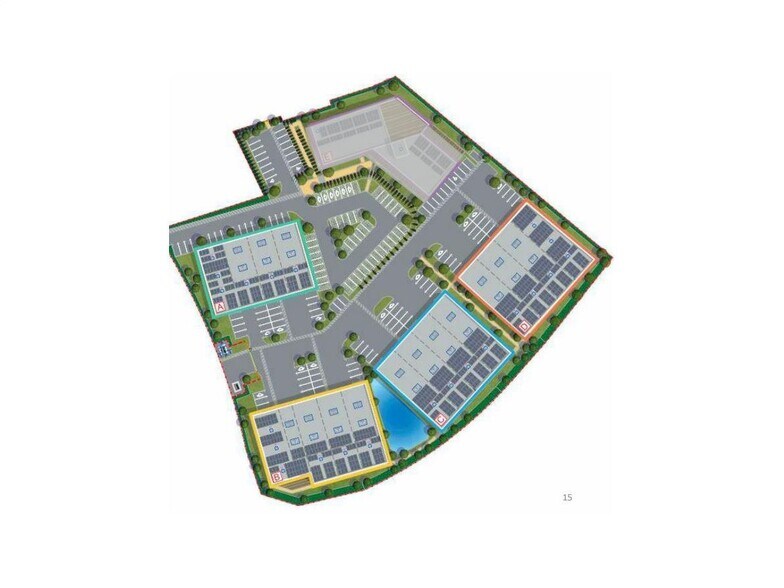 Local d’activités dans Louvres à louer - Plan d’étage – Image 3 sur 3