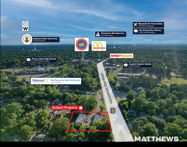 2906 Atlanta Hwy, Montgomery, AL à vendre - Photo de l’immeuble – Image 3 sur 4