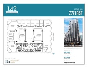 142 E Ontario St, Chicago, IL à louer Plan d’étage– Image 1 sur 5