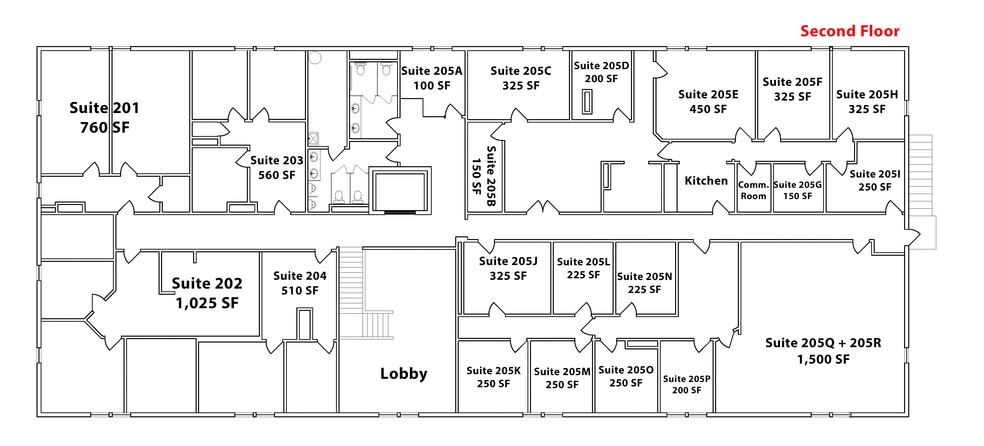 1330 San Pedro Blvd NE, Albuquerque, NM à louer - Plan d’étage – Image 3 sur 8