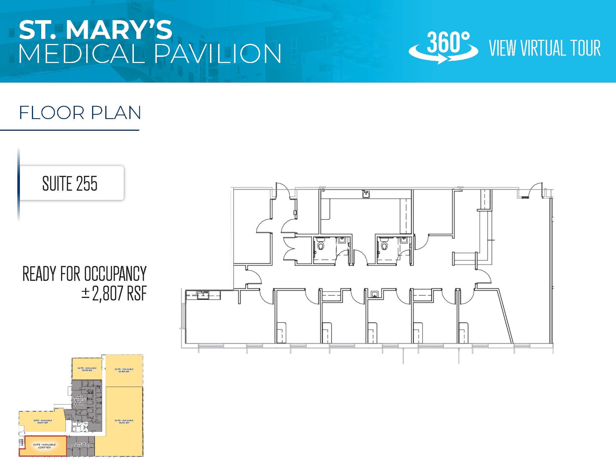 1707 W St Mary's Rd, Tucson, AZ à louer Plan d’étage– Image 1 sur 1