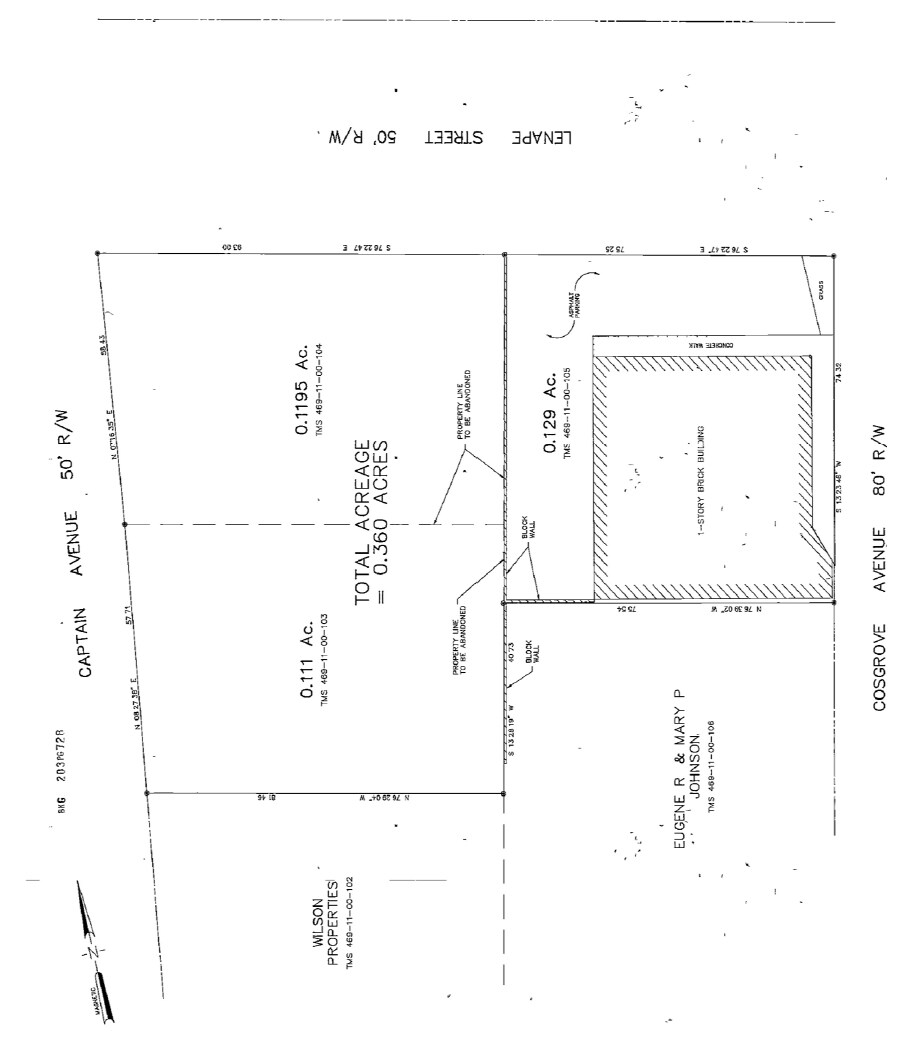 2118 Cosgrove Ave, North Charleston, SC à vendre Plan cadastral– Image 1 sur 2