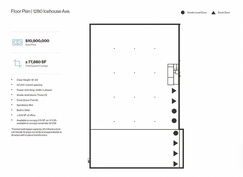 1280 Icehouse Ave, Sparks, NV à vendre - Plan d’étage – Image 2 sur 10