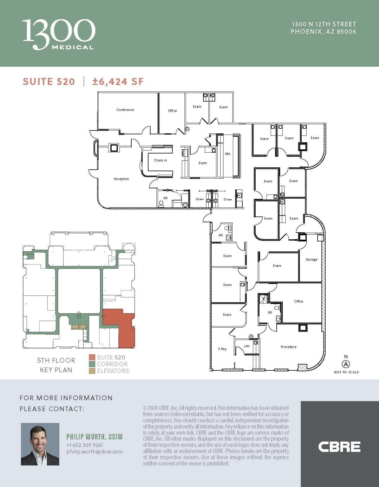 1300 N 12th St, Phoenix, AZ à louer Plan d’étage– Image 1 sur 1