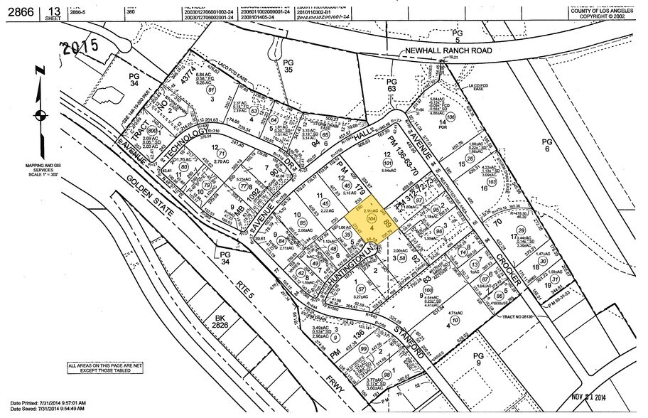 26007 Huntington Ln, Valencia, CA à louer - Plan cadastral – Image 3 sur 3