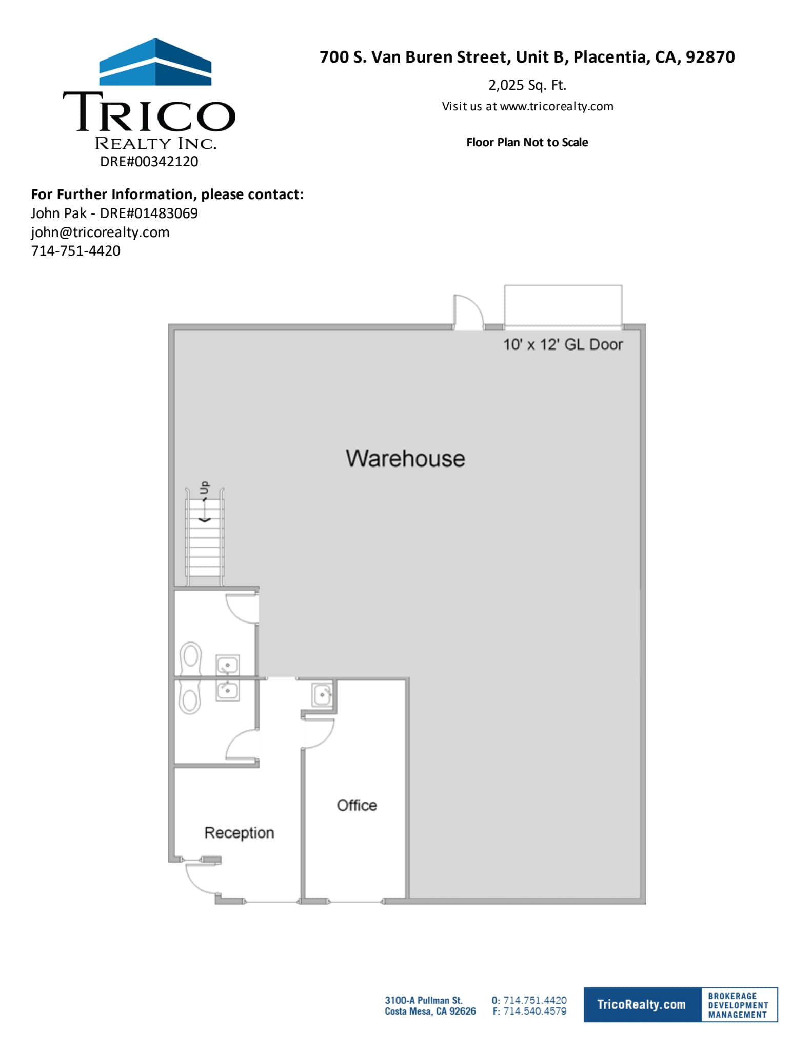 700 Van Buren St, Placentia, CA à louer Plan d’étage– Image 1 sur 1