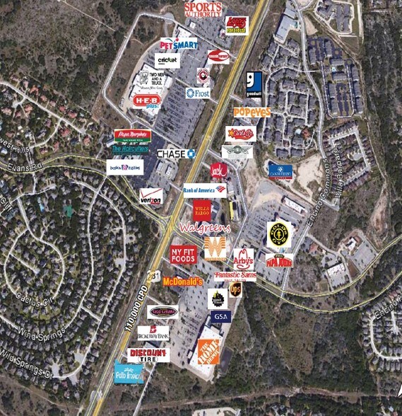 Hwy 281 N & Encino Rio & Evans, San Antonio, TX à vendre - Photo de l’immeuble – Image 2 sur 5