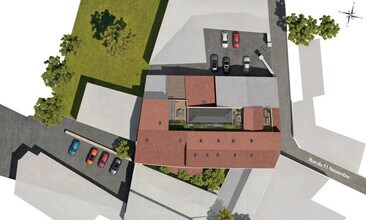 27 Bis Rue Du Onze Novembre, Aix-en-Provence, BDR - Vue aérienne  vue de carte