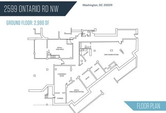 1736 Columbia Rd NW, Washington, DC à louer Plan d’étage– Image 1 sur 1