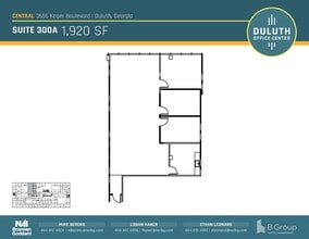 3505 Koger Blvd, Duluth, GA à louer Plan d’étage– Image 1 sur 1