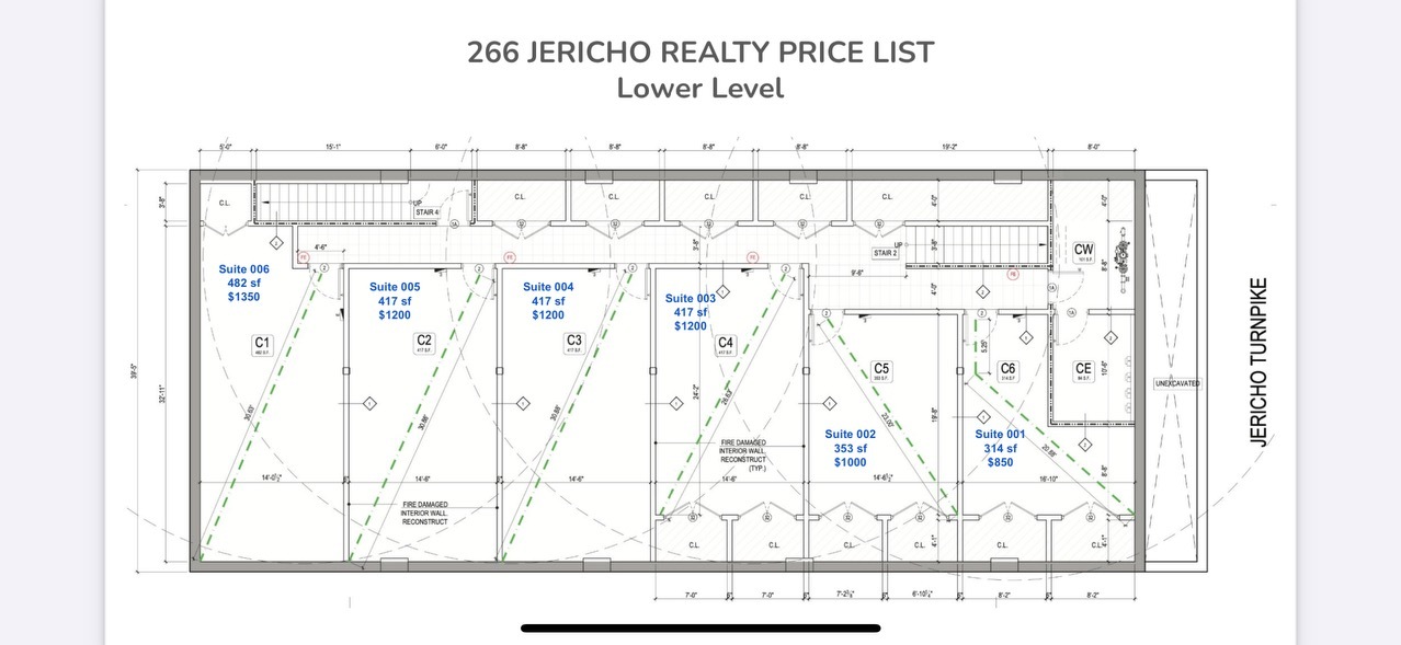 266 Jericho Tpke, Floral Park, NY à louer Plan d’étage– Image 1 sur 1