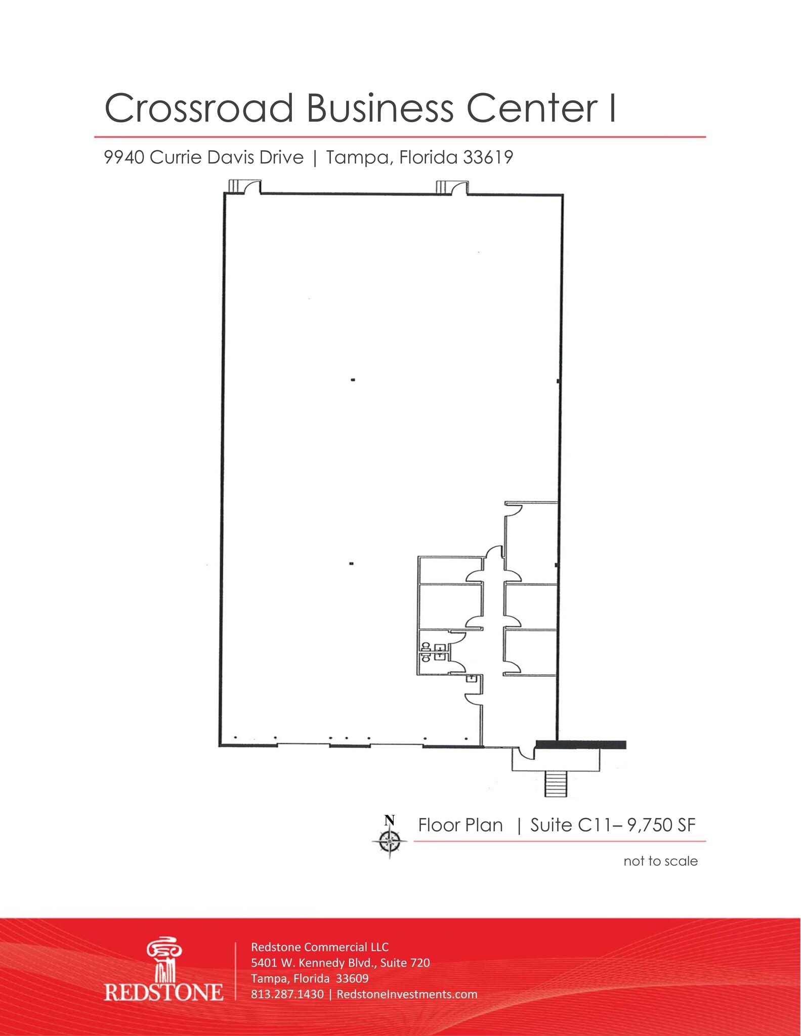 9940 Currie Davis Dr, Tampa, FL à louer Plan de site– Image 1 sur 1