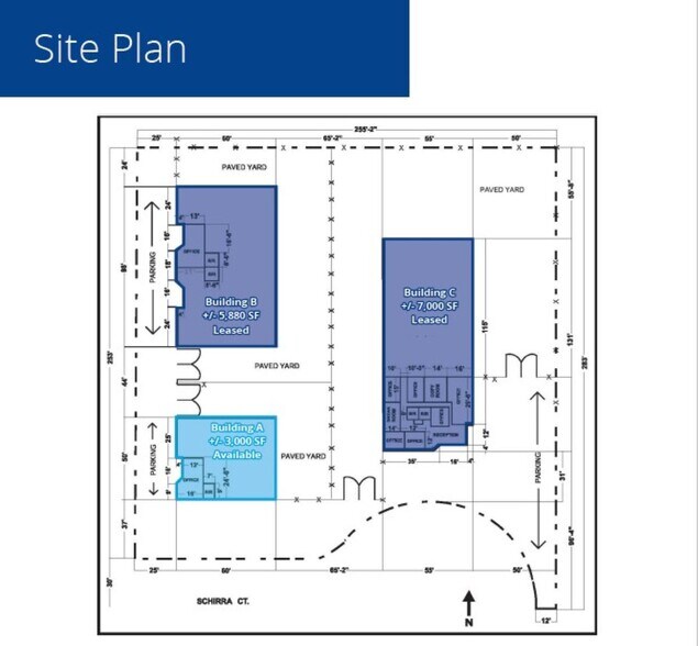 6000 Schirra Ct, Bakersfield, CA à louer - Plan de site – Image 2 sur 2