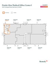 2501 Compass Rd, Glenview, IL à louer Plan d’étage– Image 1 sur 1