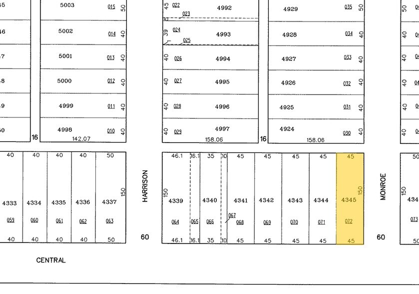 2119 Central Ave, Middletown, OH à vendre - Plan cadastral – Image 2 sur 4