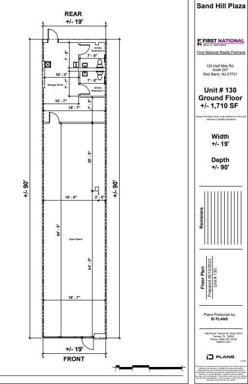 228 S Main St, Newtown, CT à louer Plan d’étage– Image 1 sur 5