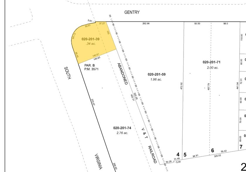 3200 S Virginia St, Reno, NV à vendre - Plan cadastral – Image 3 sur 3