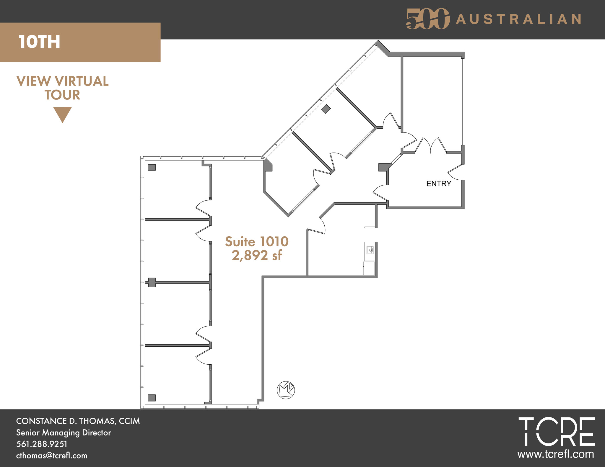 500 S Australian Ave, West Palm Beach, FL à louer Plan de site– Image 1 sur 1