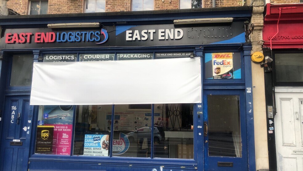 116 Mile End Rd, Londres à louer - Photo de l’immeuble – Image 1 sur 5