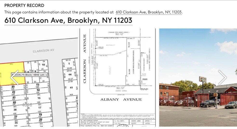 610 Clarkson Ave, Brooklyn, NY à vendre - Photo de l’immeuble – Image 2 sur 2