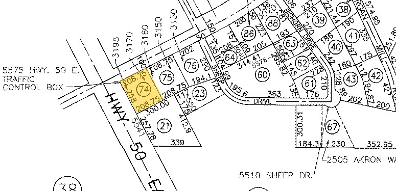 3198 N Deer Run Rd, Carson City, NV à louer - Plan cadastral – Image 3 sur 3