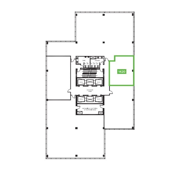 10130 103 St NW, Edmonton, AB à louer Plan d’étage– Image 1 sur 1