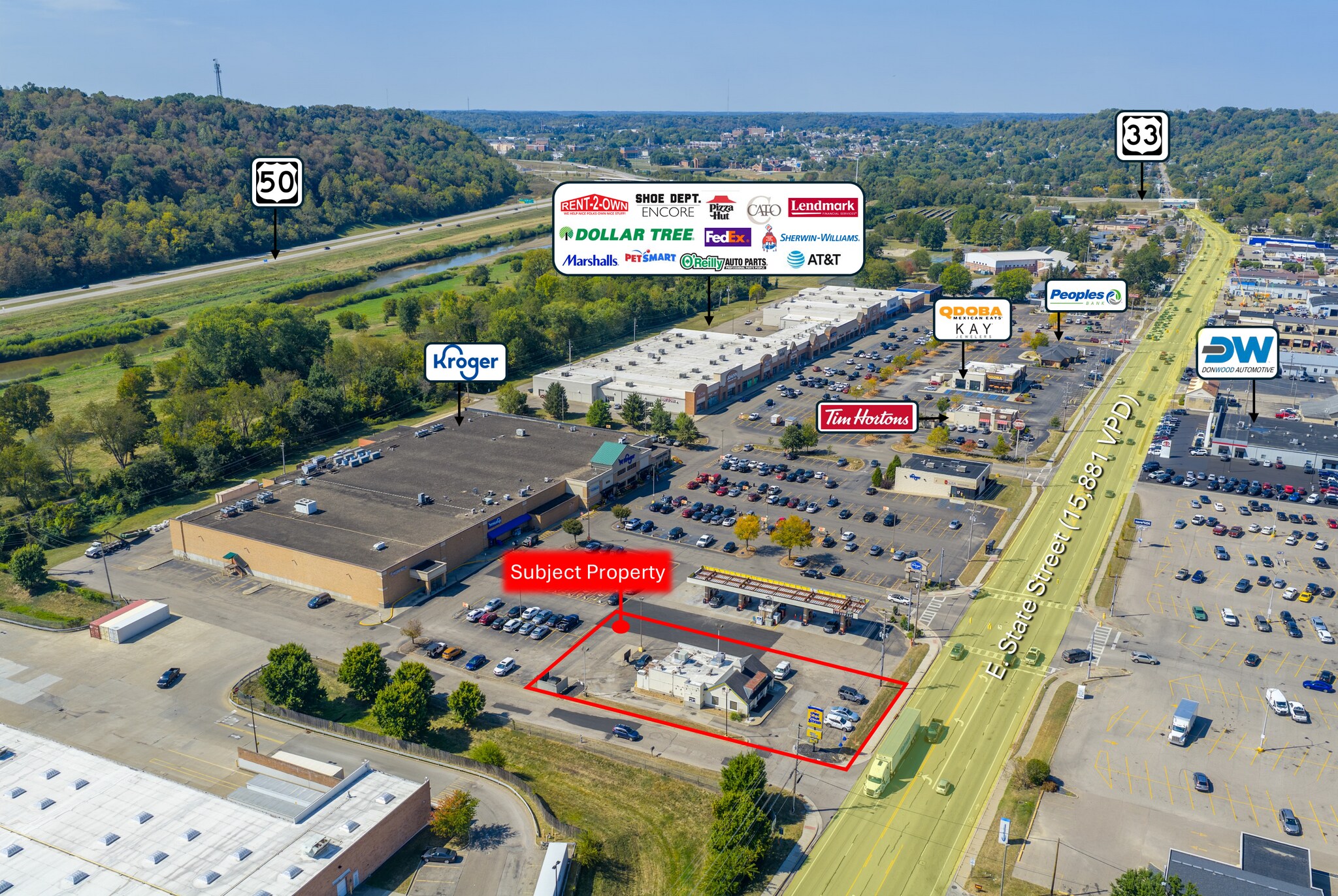 921 E State St, Athens, OH à louer Aérien– Image 1 sur 9