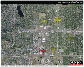 11100 W 8th Ave, Lakewood, CO - VUE AÉRIENNE  vue de carte - Image1