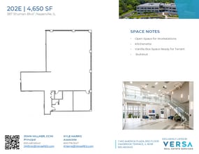 387 Shuman Blvd, Naperville, IL à louer Plan d’étage– Image 1 sur 1