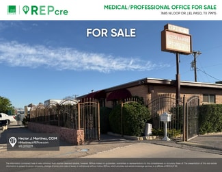 Plus de détails pour 7685 North Loop Dr, El Paso, TX - Bureau à vendre