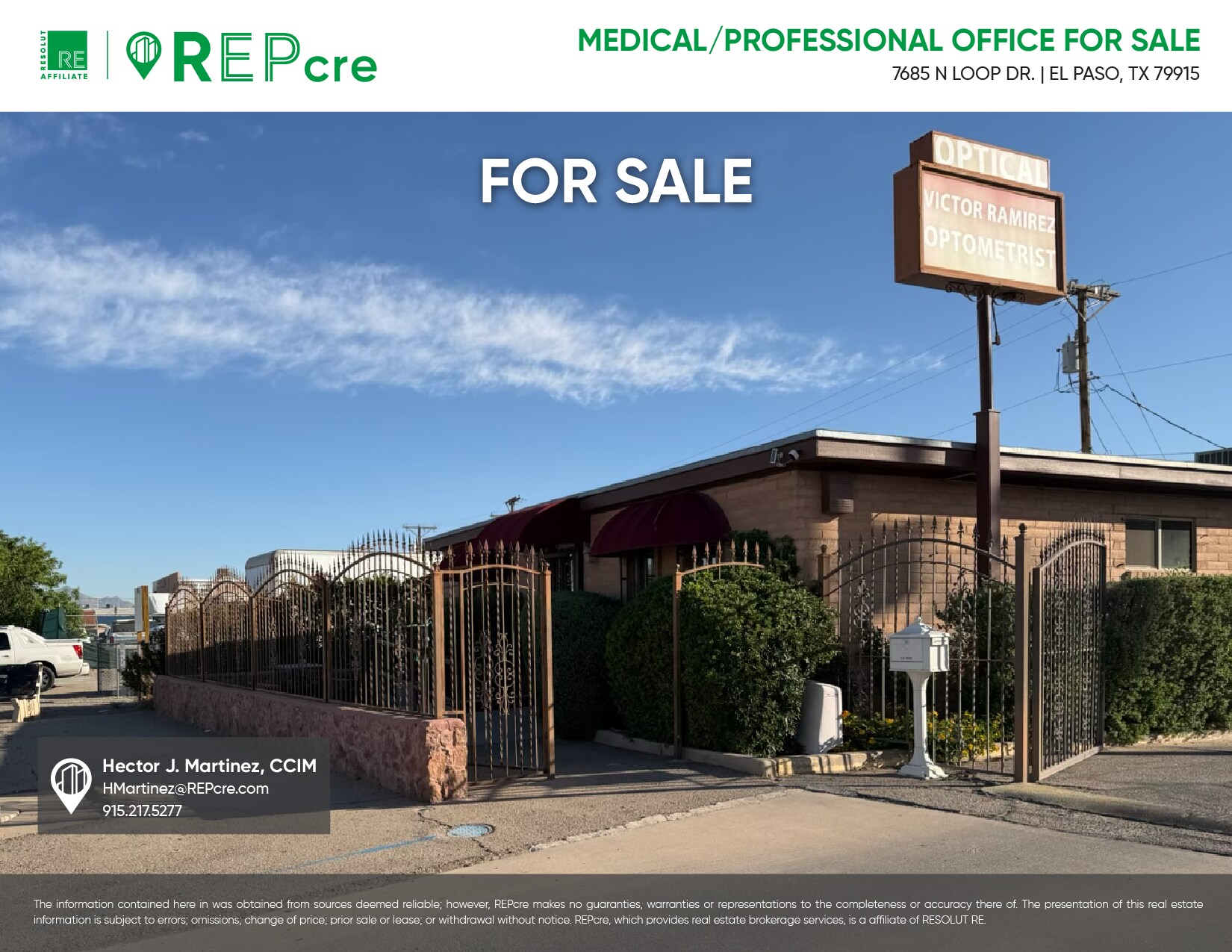 7685 North Loop Dr, El Paso, TX à vendre Photo de l’immeuble– Image 1 sur 11
