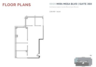 9909 Mira Mesa Blvd, San Diego, CA à louer Plan d’étage– Image 1 sur 1