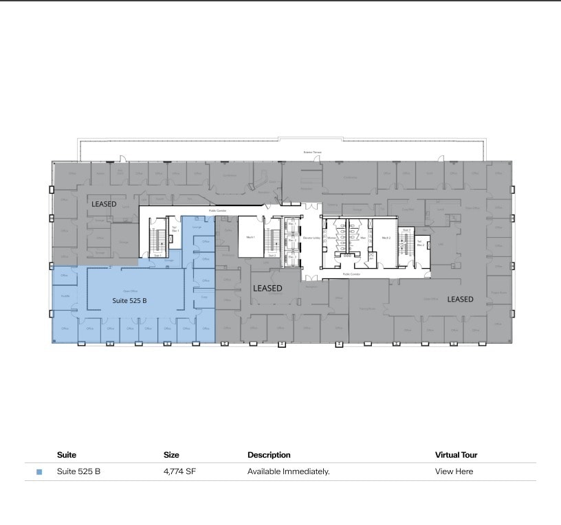 19775 Belmont Executive Plz, Ashburn, VA à louer Plan d’étage– Image 1 sur 1
