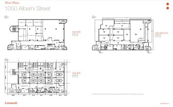 1050 Alberni St, Vancouver, BC à louer Plan d’étage– Image 1 sur 8