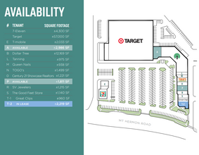262-274 Mount Hermon Rd, Scotts Valley, CA à louer Plan de site– Image 1 sur 1
