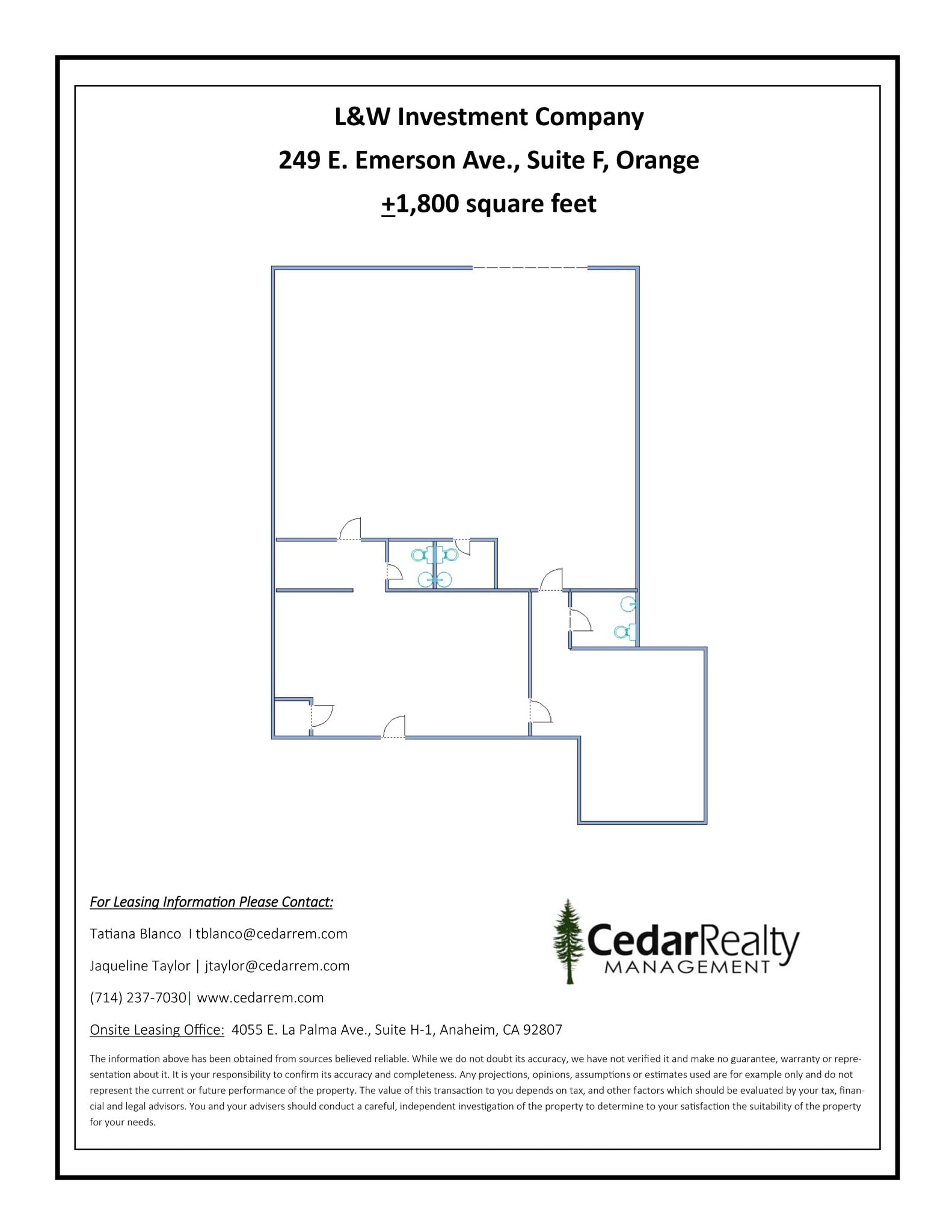 249 E Emerson Ave, Orange, CA à louer Plan de site– Image 1 sur 1