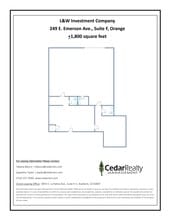 249 E Emerson Ave, Orange, CA à louer Plan de site– Image 1 sur 1